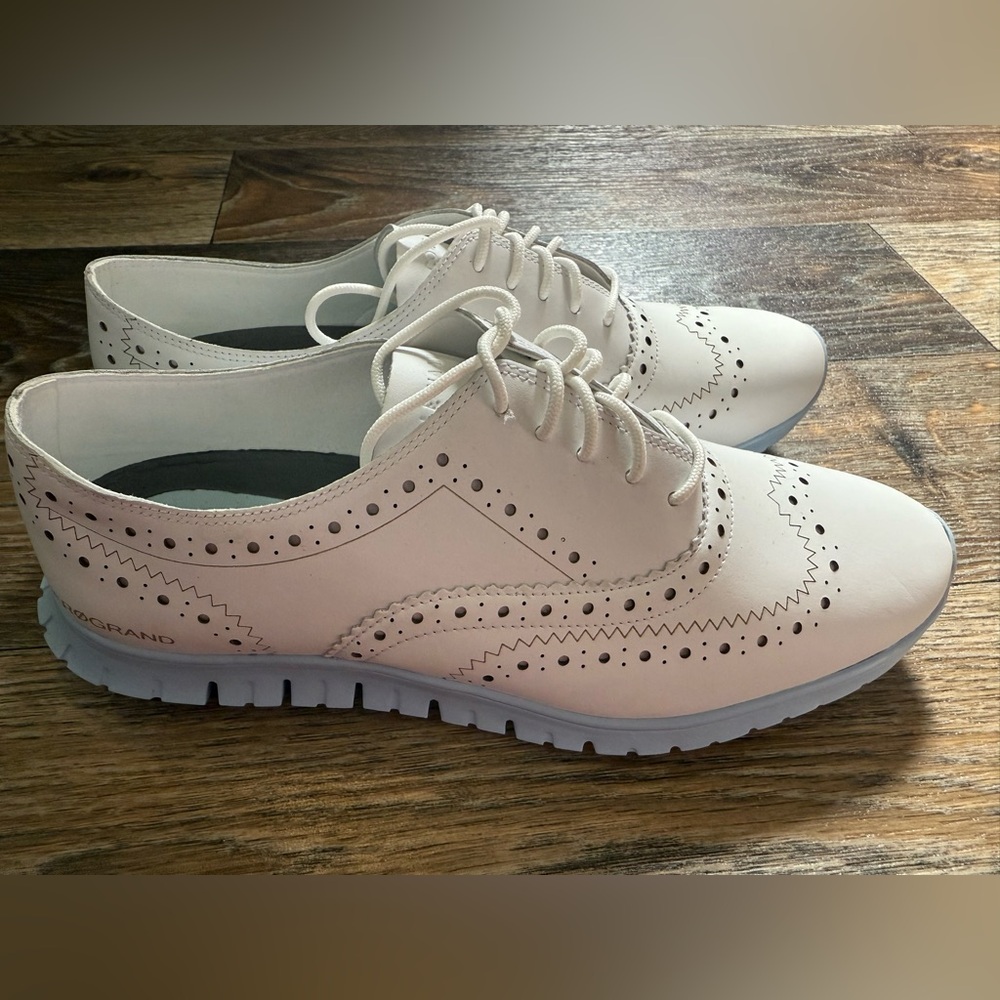 Cole Haan Oxford Women Zerogrand Optic White Blue